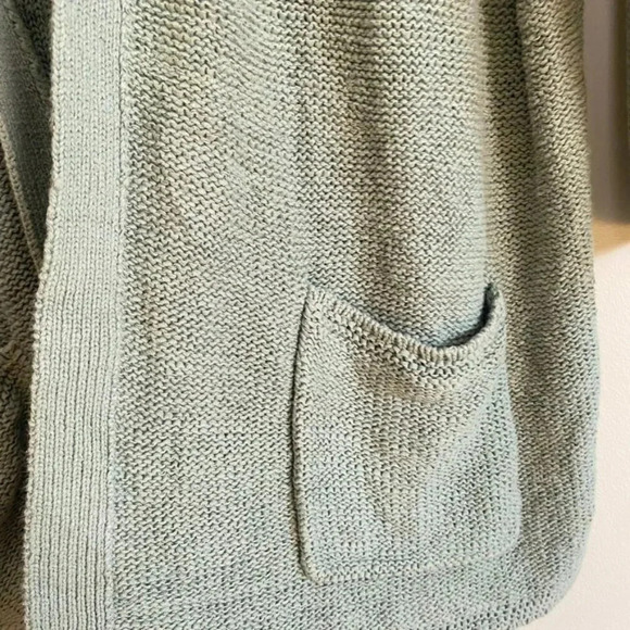 J. Jill Green Knit Open Front Cardigan - Picture 9 of 12